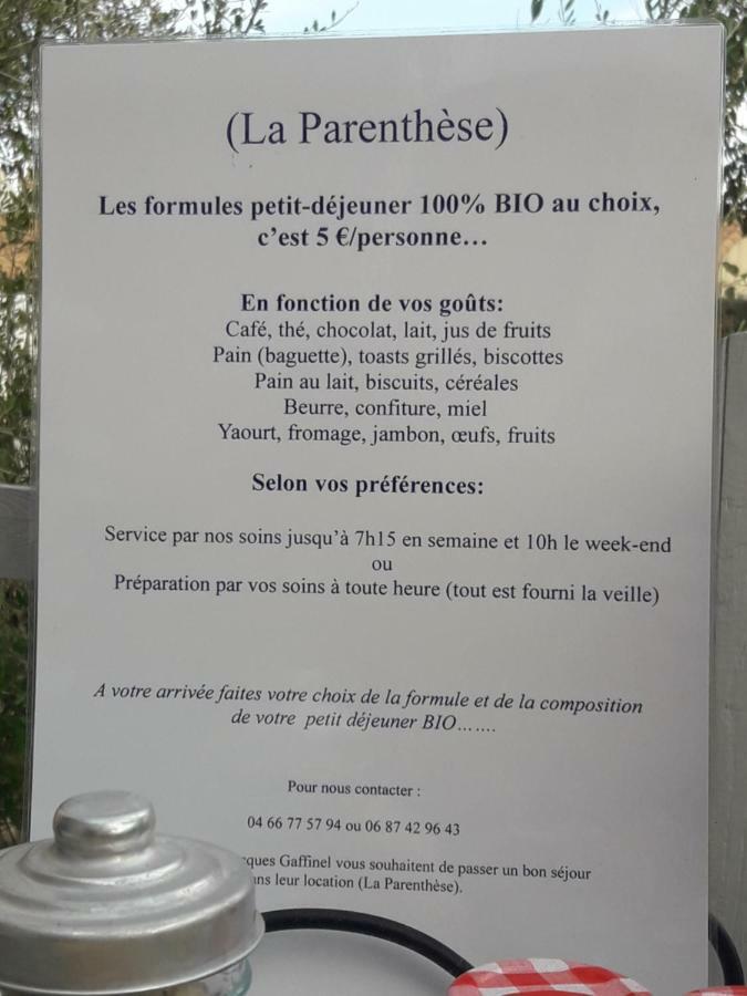 La Parenthese Apartman Sommières Kültér fotó